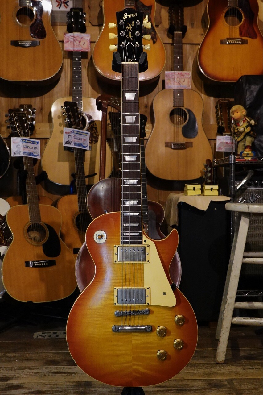 Greco EGF-1200 Les Paul type Cherry Sunburst Electric Guitar Used From Japan