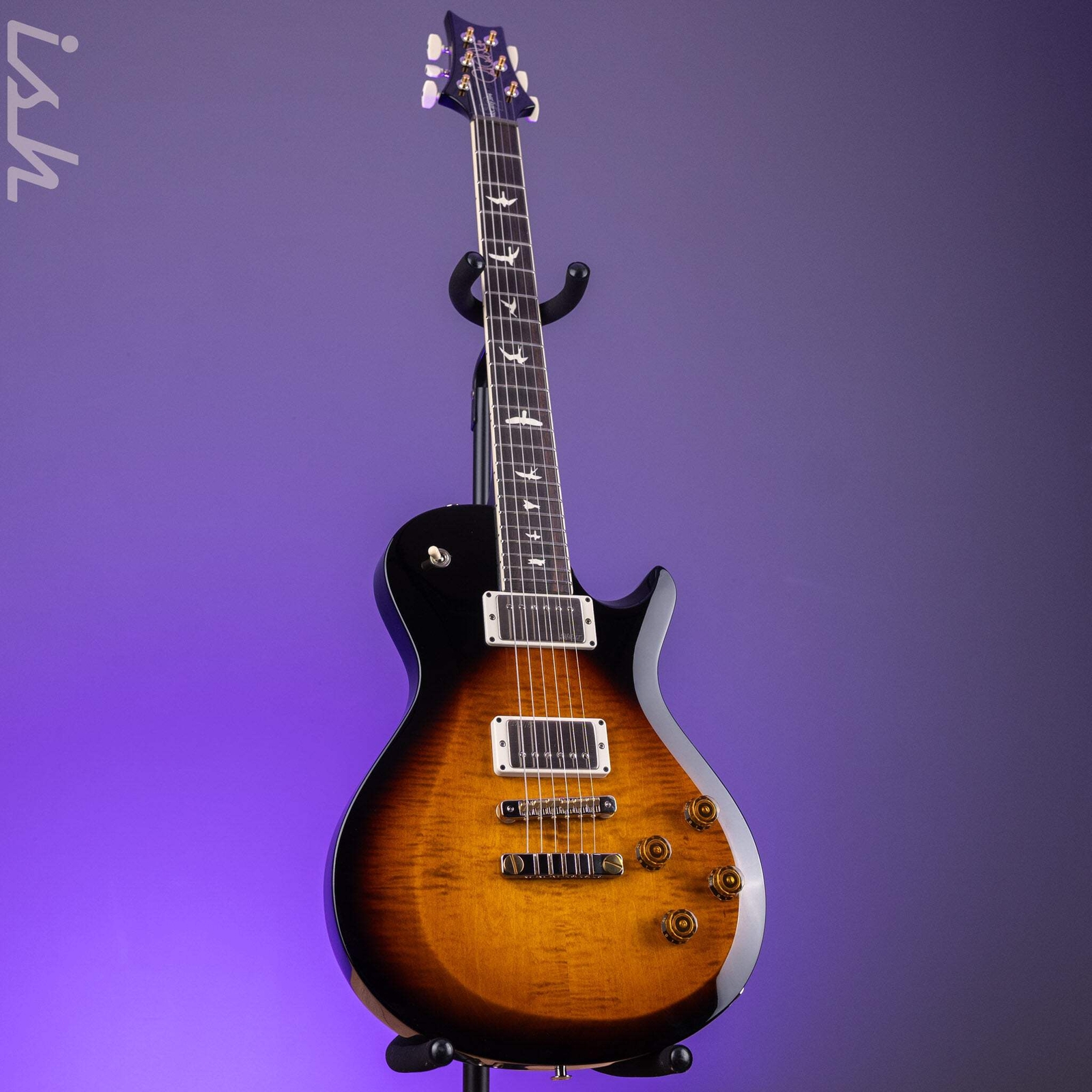 PRS S2 McCarty 594 Singlecut Electric Guitar Black Amber