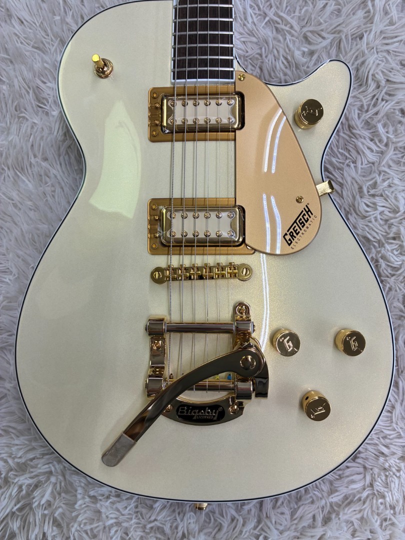 Gretsch Electromatic Pristine Limited Jet Electric Guitar w/Bigsby, White Gold