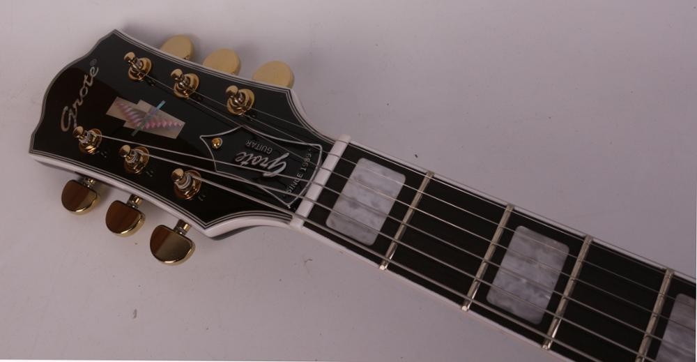 Electric Jazz Guitar Black Rosewood Fingerboard Semi Hollow Qulited Maple Top