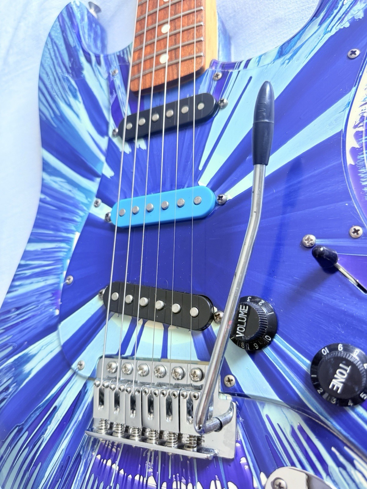 2003 MIM Fender FSR “Splattercaster” Midnight Swirl