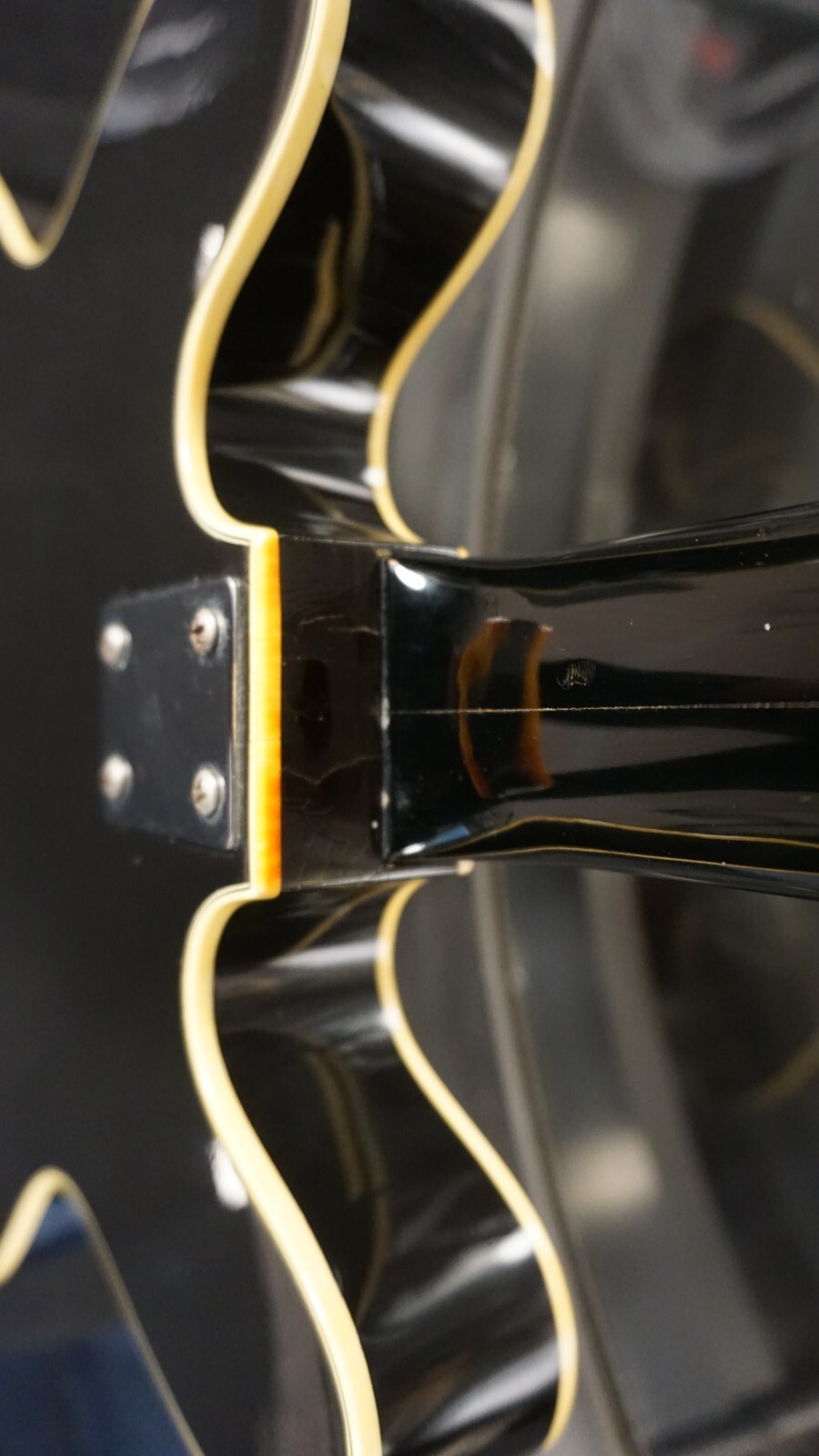 Hofner Red Rose Semi-Hollow Electric – Black Germany