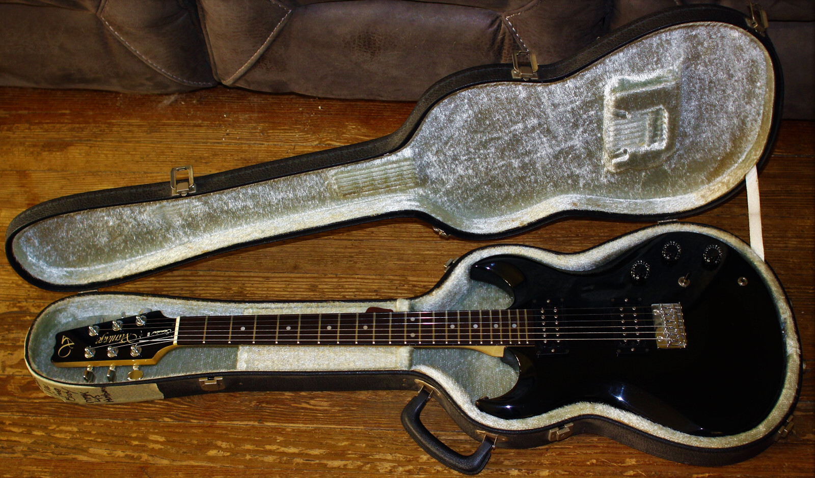 Rare! 1982 Vantage Standard II-Matsumoku Japan-MMK45 Pup’s-Mahog.Bod/Perf.Frets!