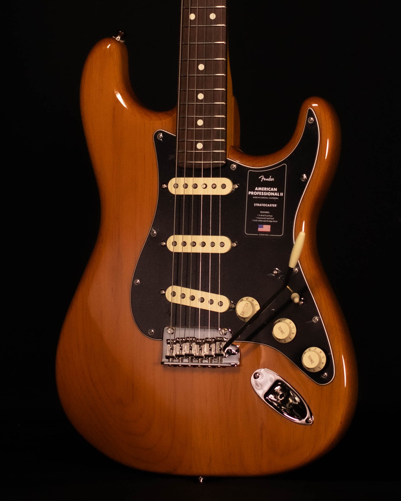 Fender American Professional II Stratocaster, Rosewood FB, Roasted Pine