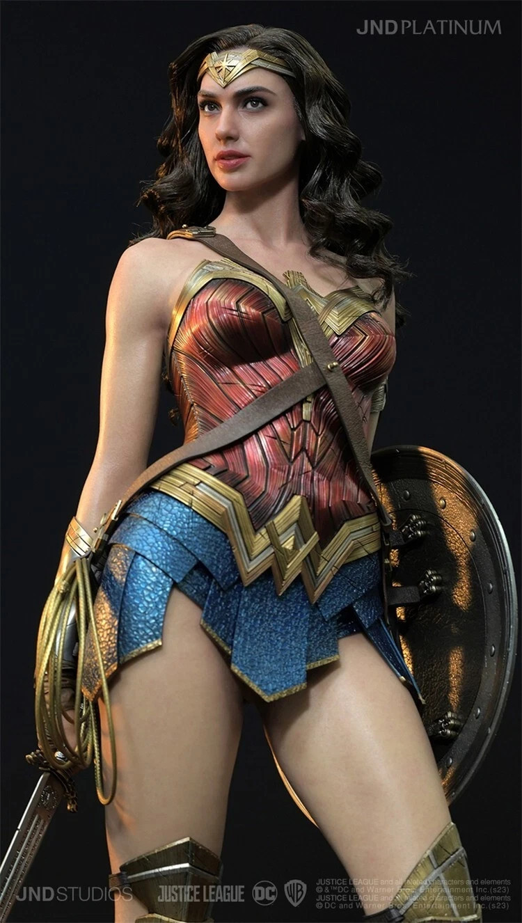 US Seller**READ**JND Studios Platinum Wonder Woman 1/3 Scale Statue