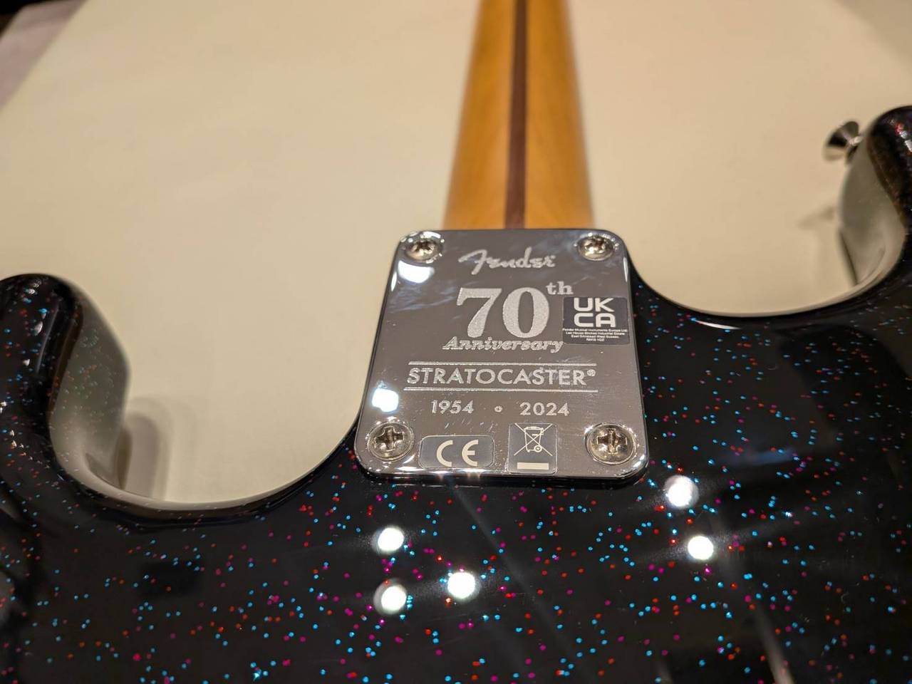 Fender 70th Anniversary Player Stratocaster Nebula Noir Mexico Used Japan