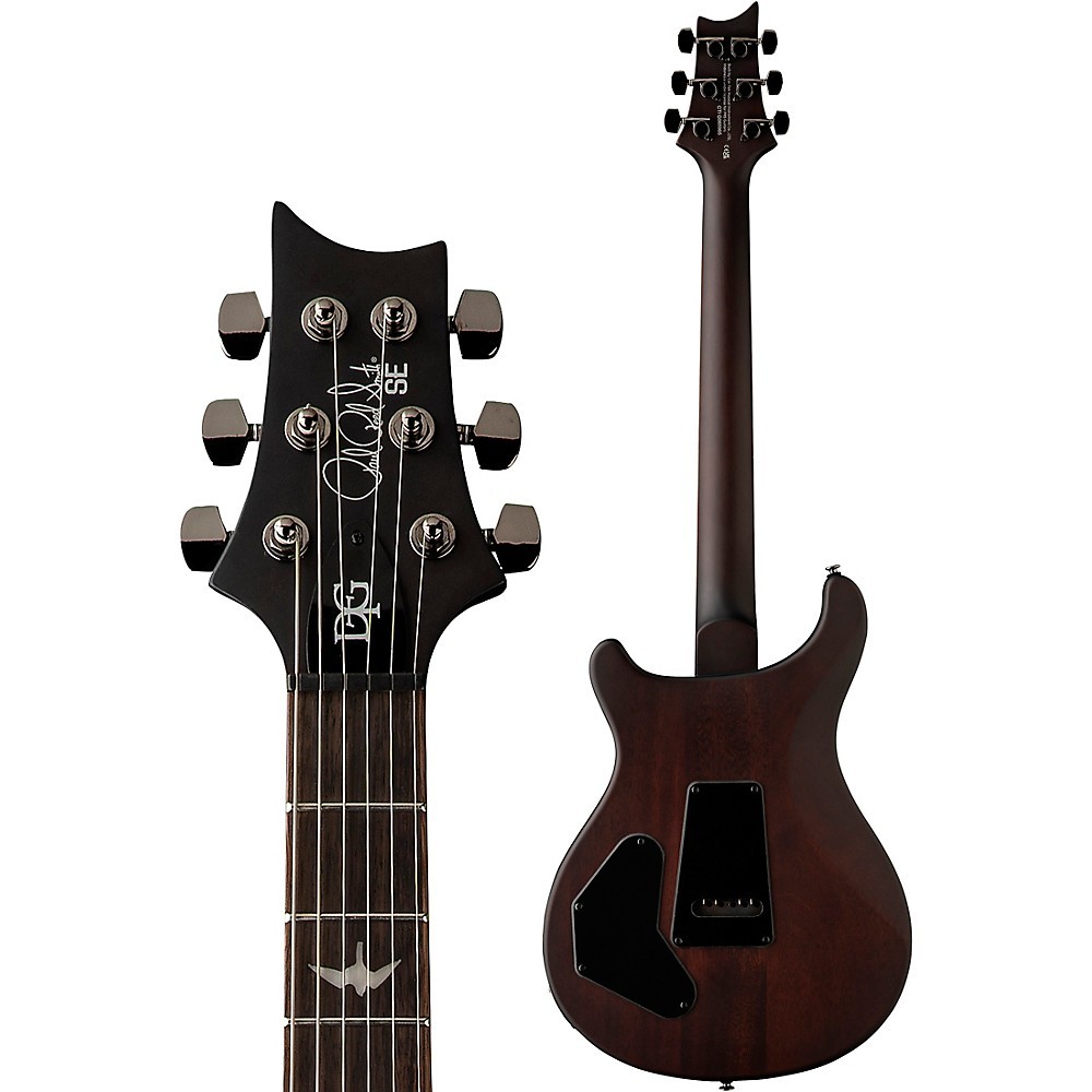 PRS SE Exotic DGT Laurel Burl Electric Guitar McCarty Tobacco Burst