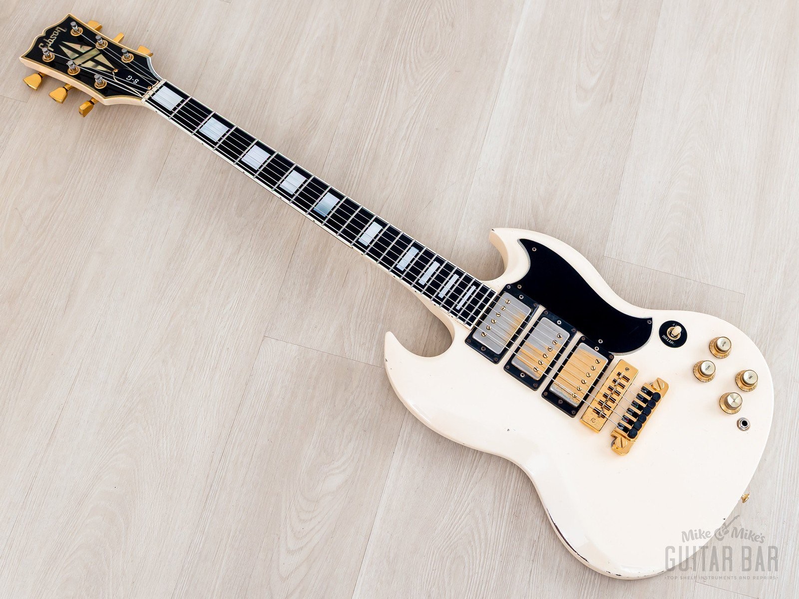 1978 Gibson SG Custom 3-Pickup Vintage Guitar Alpine White w/ T Tops, Case