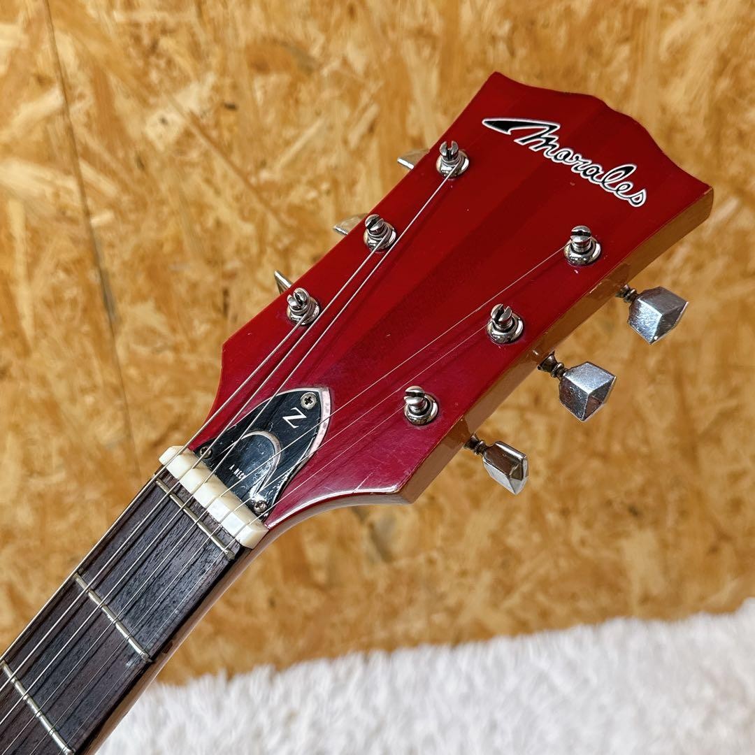 Acoustic Electric Guitar Morales ESP-180 Zen-on Red Vintage Made in Japan 050668