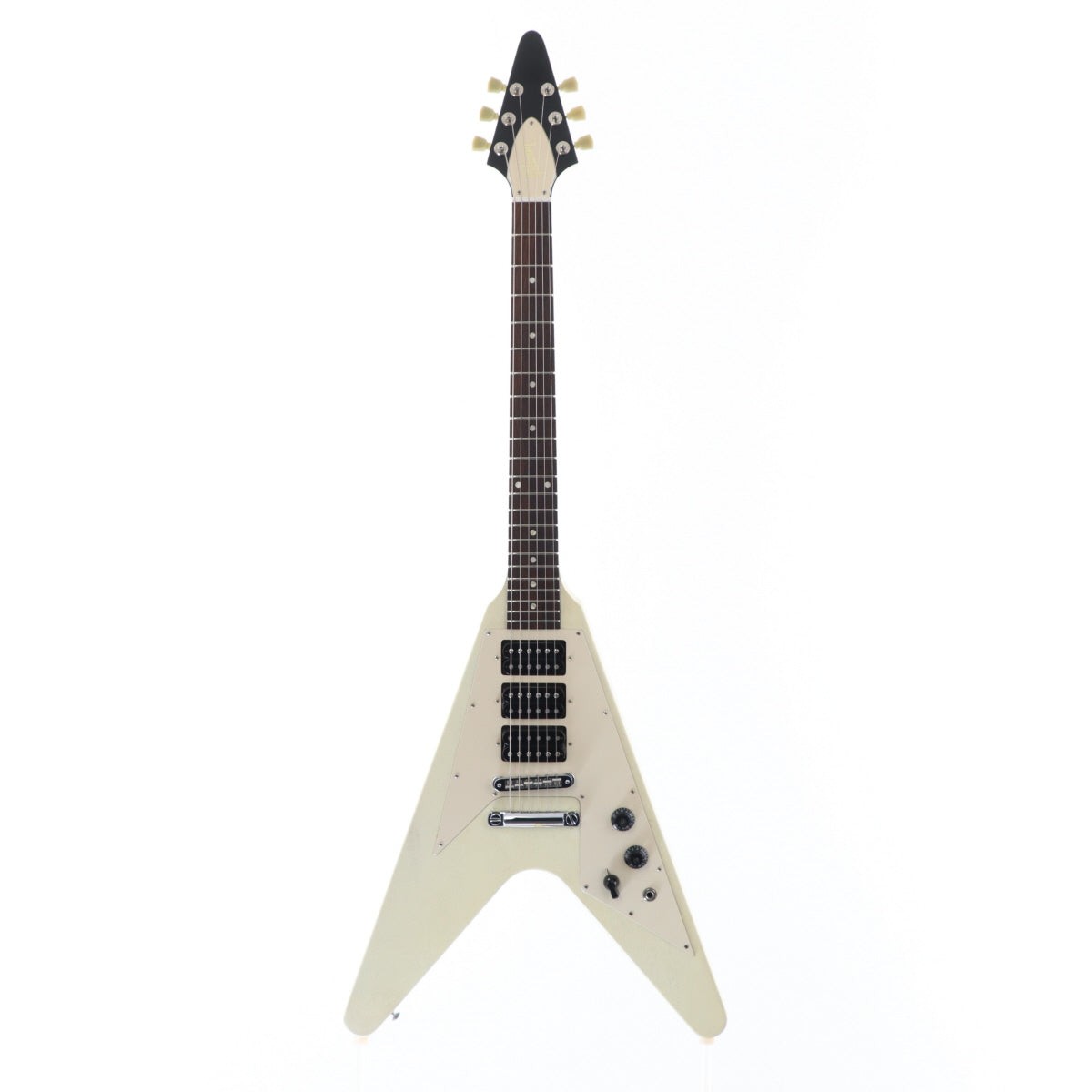 Gibson USA Flying V Faded 3 Pickups Worn White [009180600]