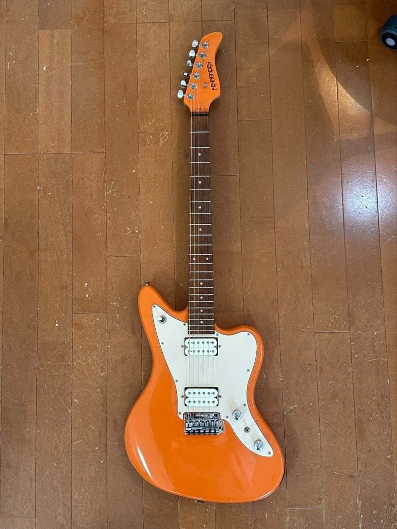 FERNANDES JG40 Orange Jaguar Jazz Master Vintage Rare Guitar Made in Japan