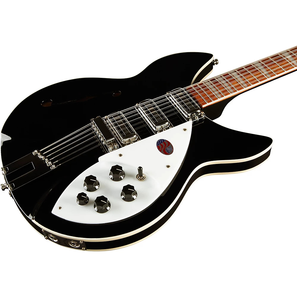 Rickenbacker 1993Plus 12String Electric Guitar Jetglo 197881488505 RF