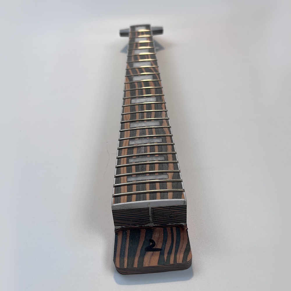 Unfinished DIY Electric Guitar Kits Set Neck Zebrawood 2V1T3W Free Ship