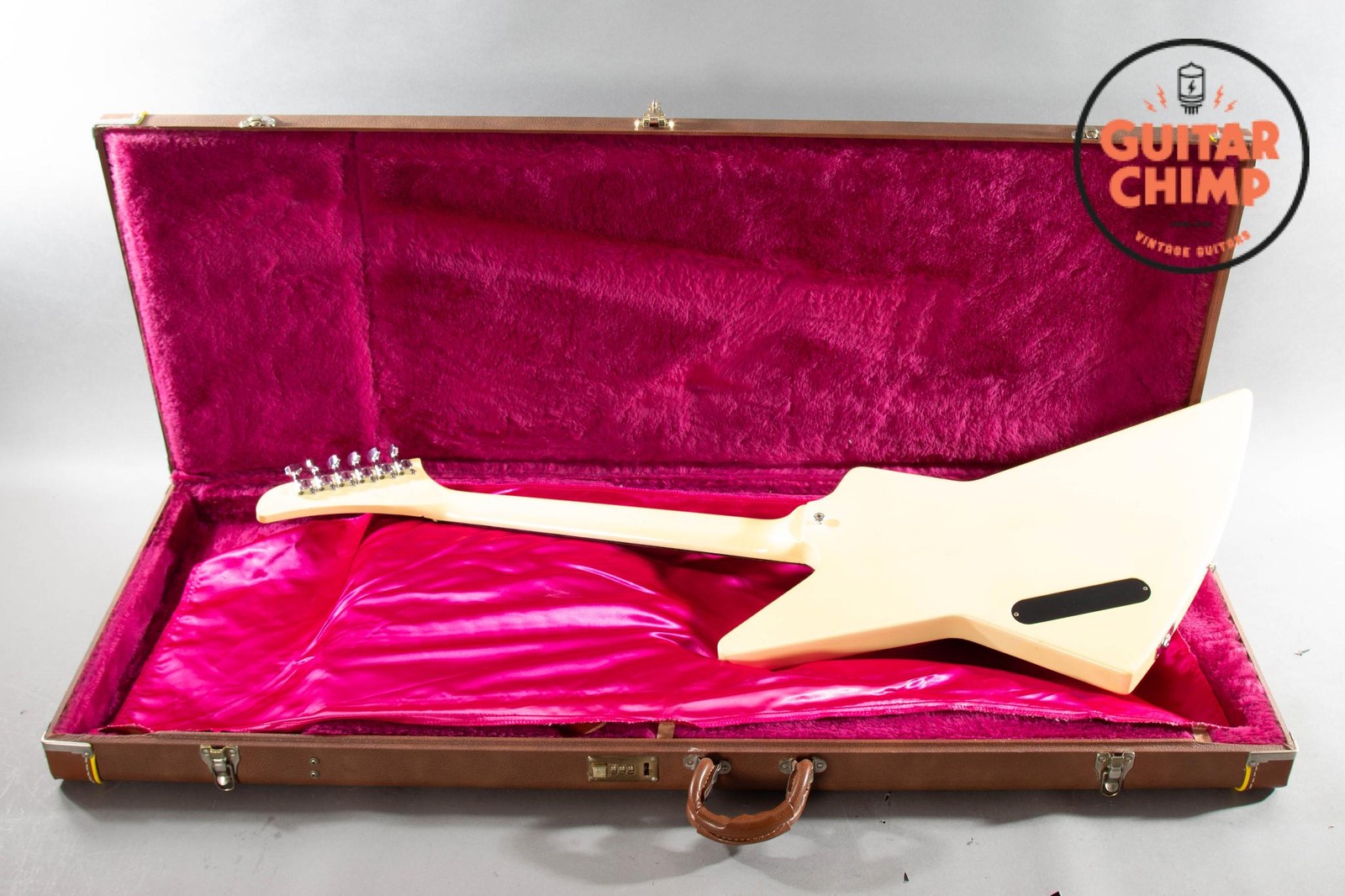 1997 Gibson Explorer ’76 Reissue – Classic White | Original Case | Vintage Patin