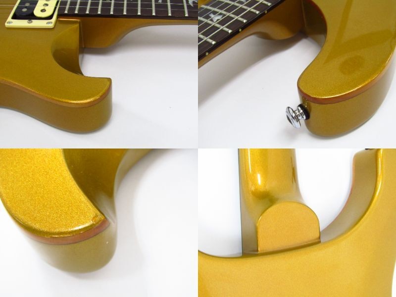 PRS SE Custom 24 Electric Guitar Gold Metallic Beveled Top
