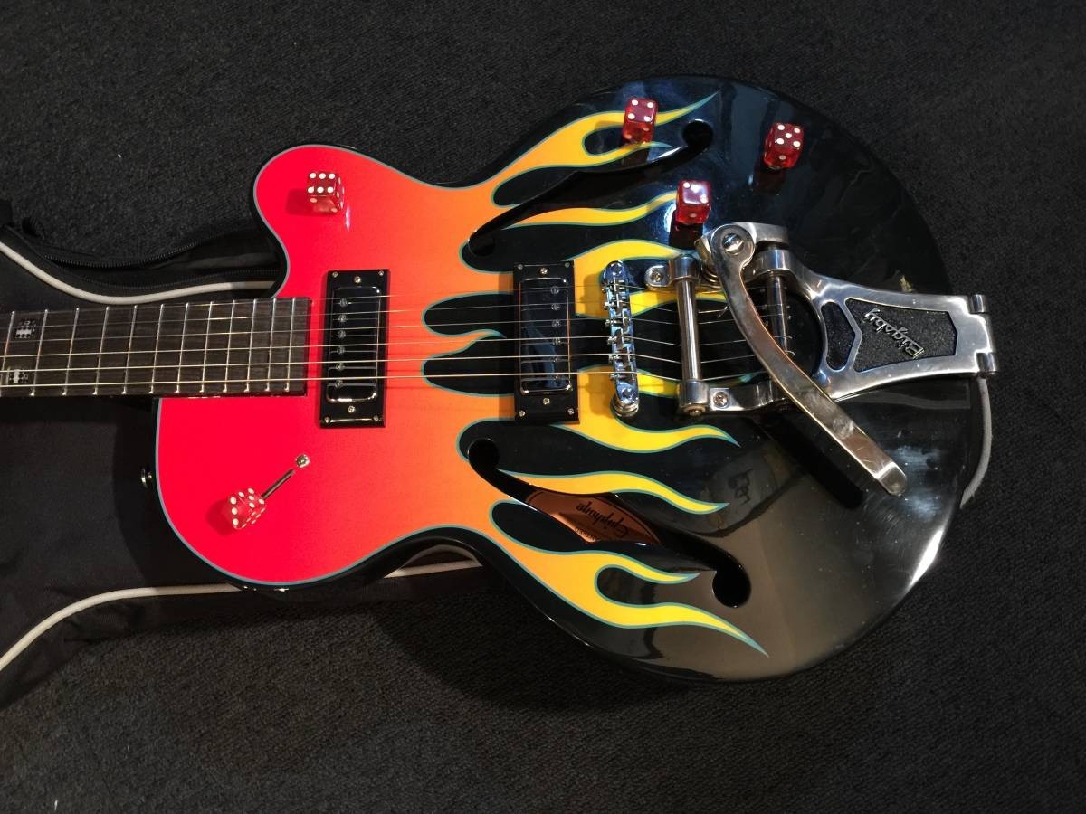 Acoustic Electric Guitar Epiphone HELL KAT Laminated Maple Body S/N U05102174