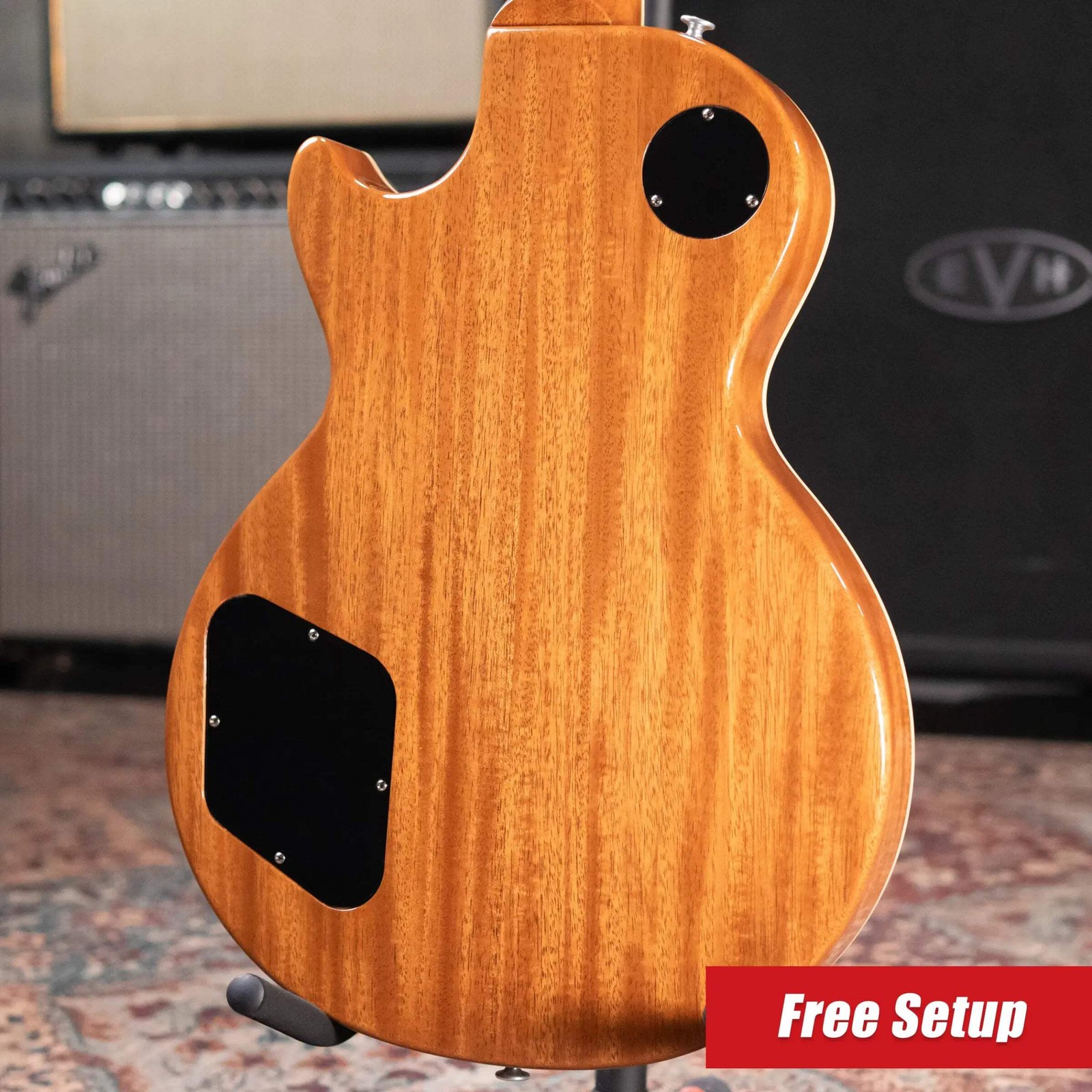 Gibson Les Paul Standard 50s Figured Top – Translucent Oxblood with Hardshell Ca
