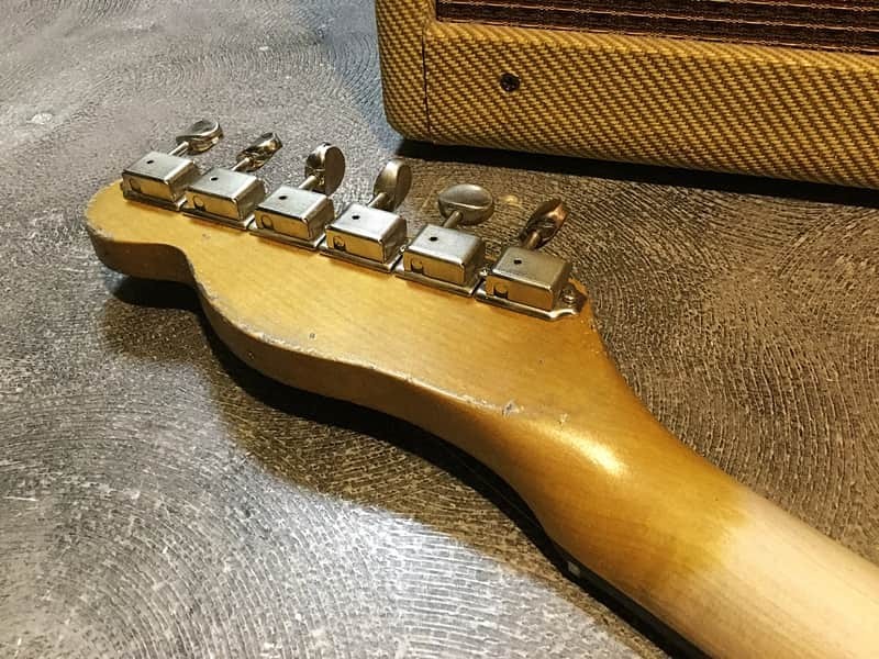 USA Relic Tele Style Electric Guitar Road Worn White by Nate’s Relic Guitars