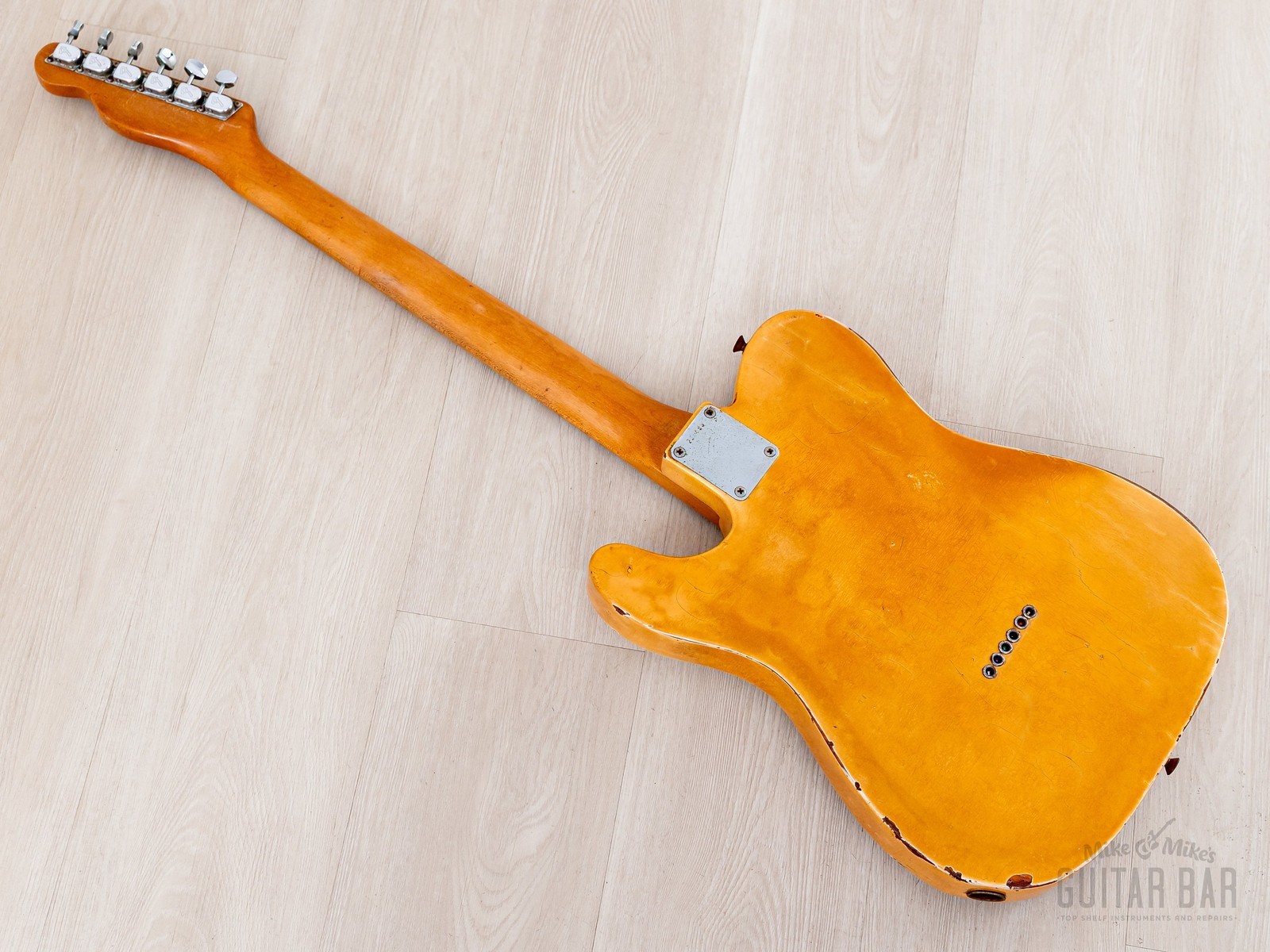 1968 Fender Telecaster Vintage Guitar Blonde w/ Gibson T Top Humbucker, Case