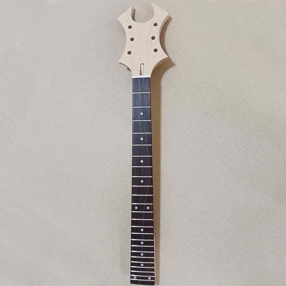 DIY Warlock Prophecy Electric Guitar Unfinished Kit Genuine Rosewood Fretboard