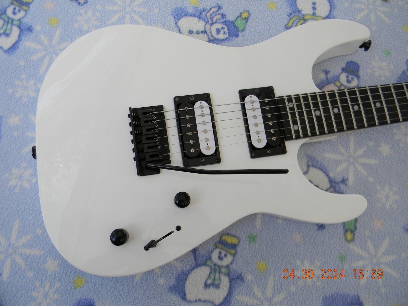 Jackson JS12,Hot Black/White Zebra Humbuckers,Coil Splitting, Black Hardware