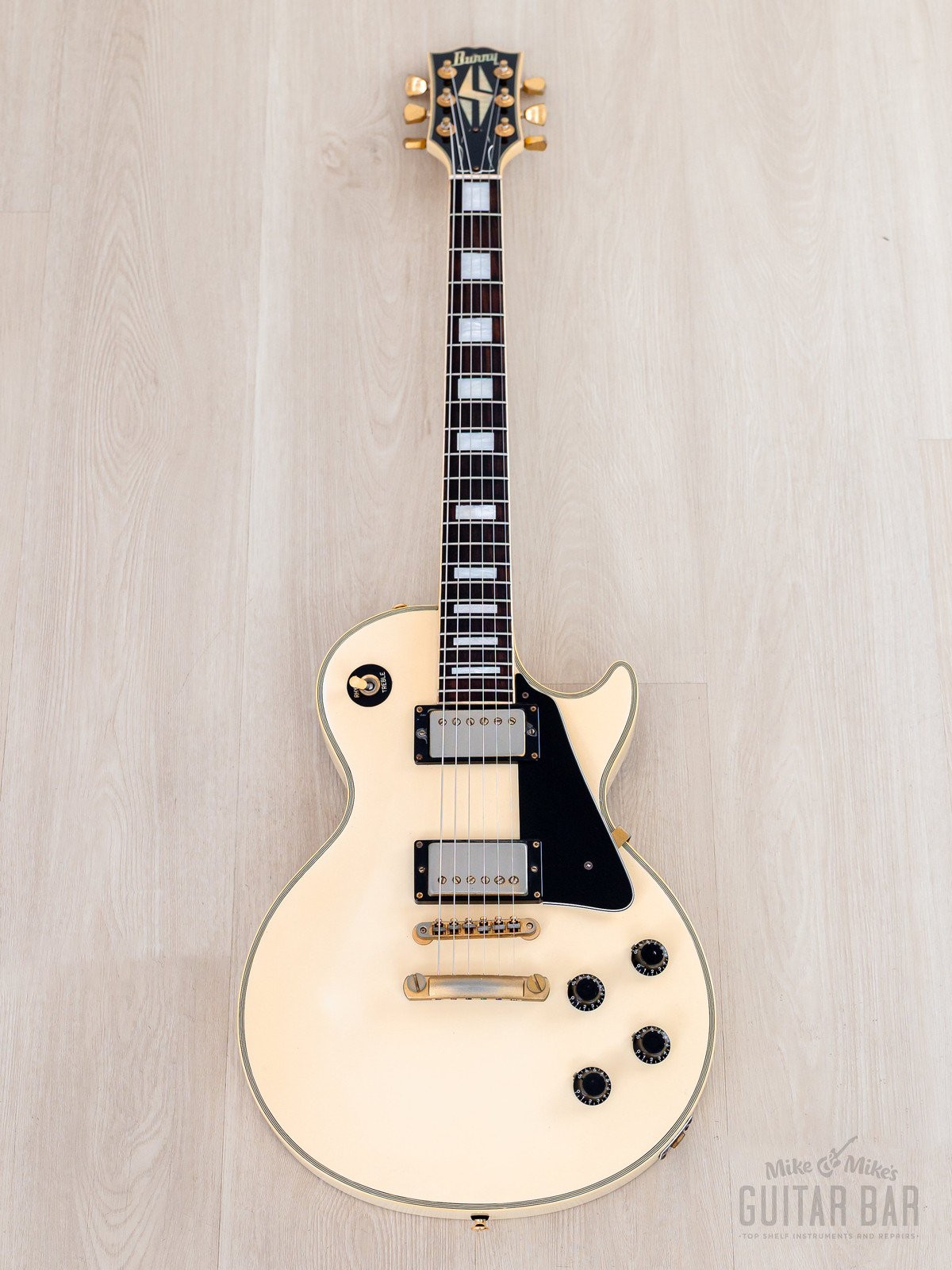 1991 Burny RLC-70 Custom Vintage Guitar w/ VH-1 Humbuckers & Case, Japan