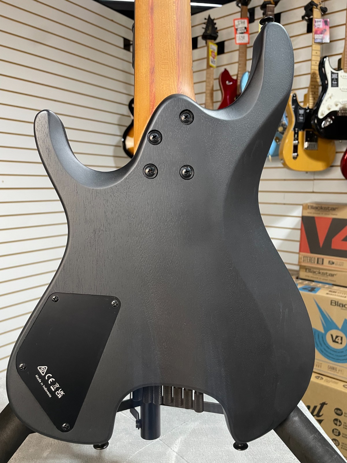 Ibanez QX527PB 7-string Electric Guitar -Weathered Black + Free Plek+Setup #938