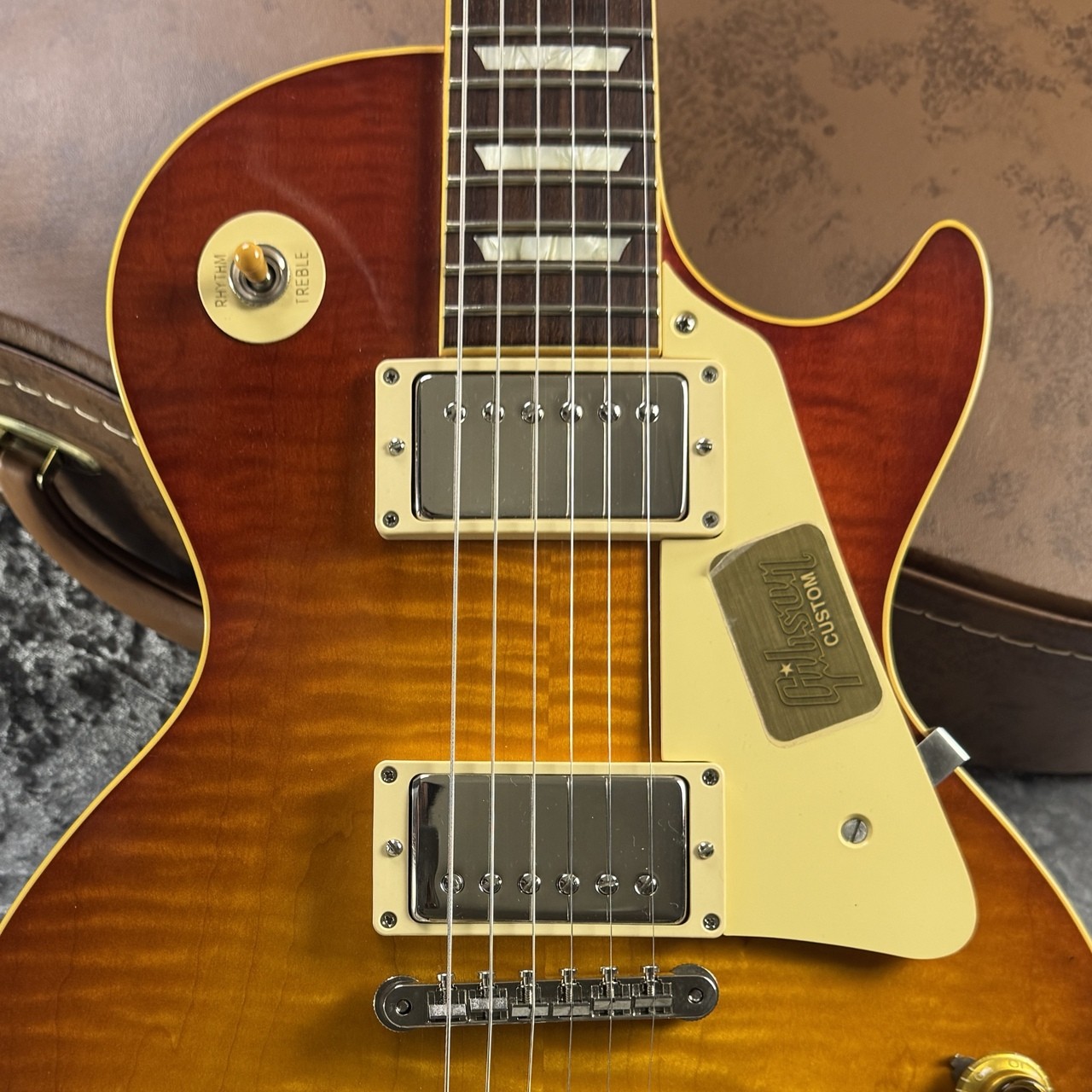 Used Gibson CS H Select 1959 Les Paul Reissue New Orange Sunset Fade 2015 3.84kg