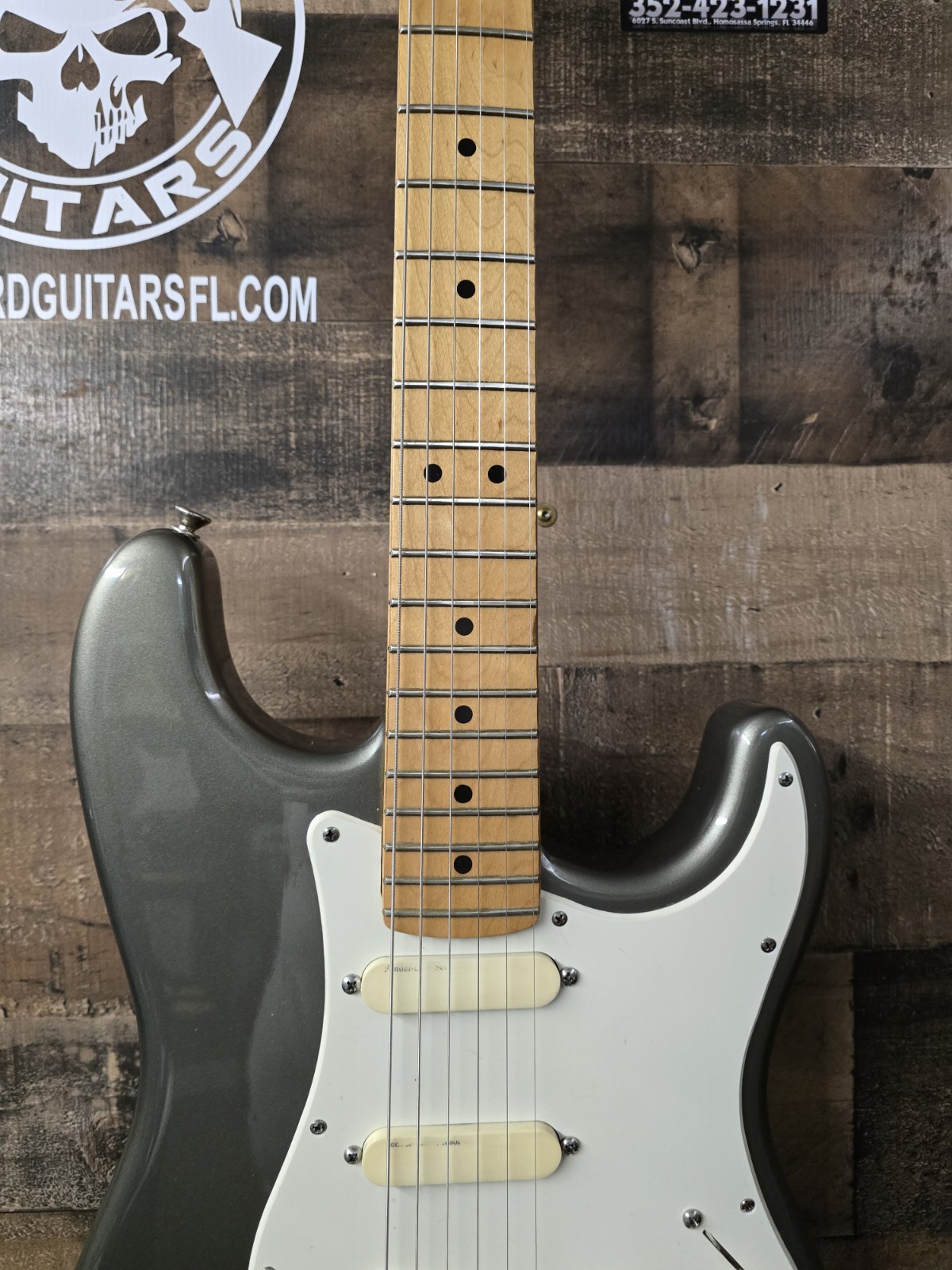 1989 Fender Stratocaster USA Strat Plus Lace Sensor E9 Serial Pewter W/ OHSC
