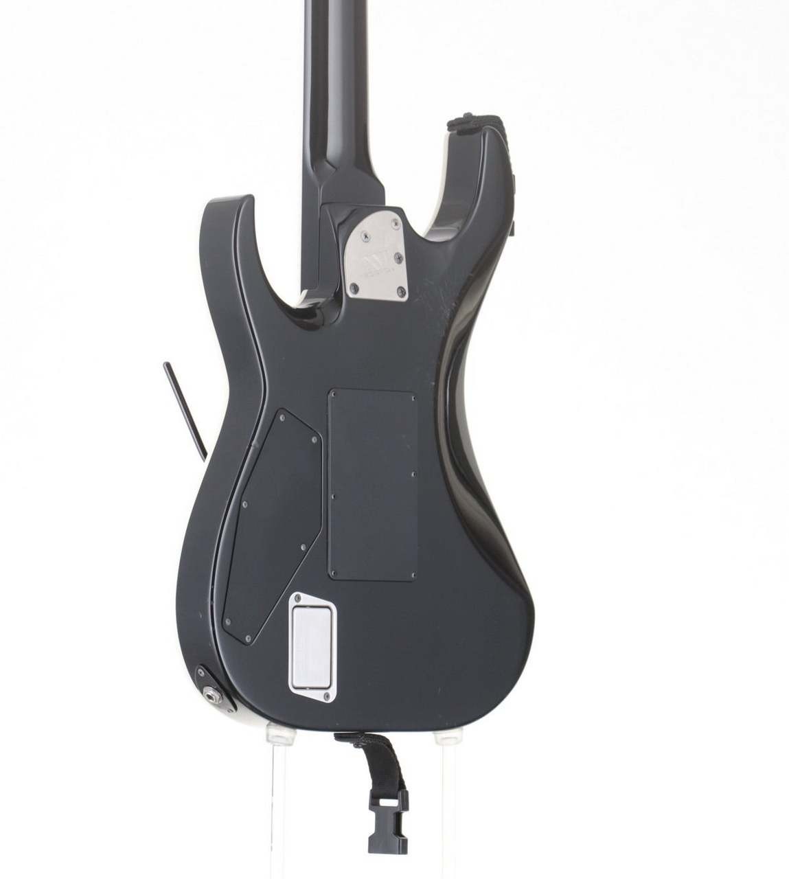 E-II M-II 7-String Electric Guitar Black Alder Maple Ebony GOTOH Floyd Used