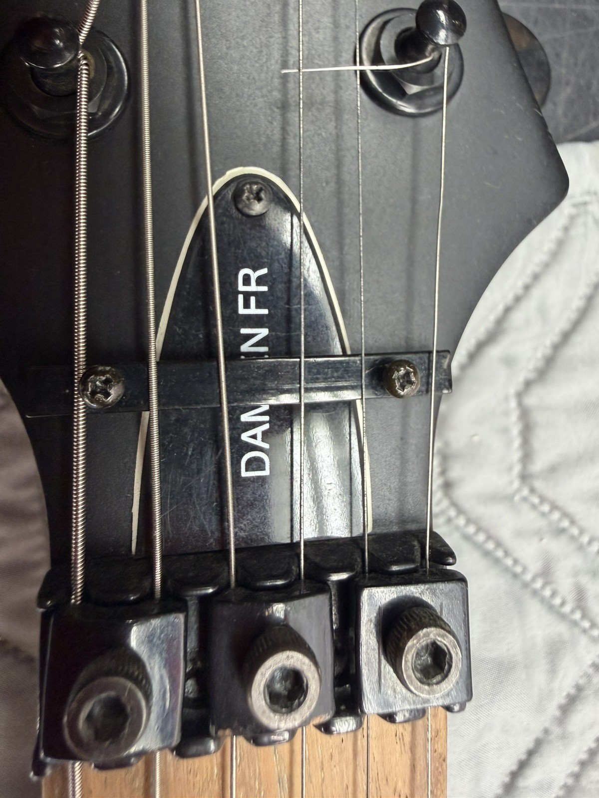 Schecter Diamond Series Damien FR Electric Guitar Matte Black EMG Floyd Rose