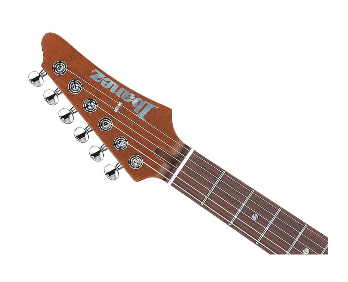 Ibanez TQM2CUF Tom Quayle Signature Electric Guitar – Charcol Black Burst Flat