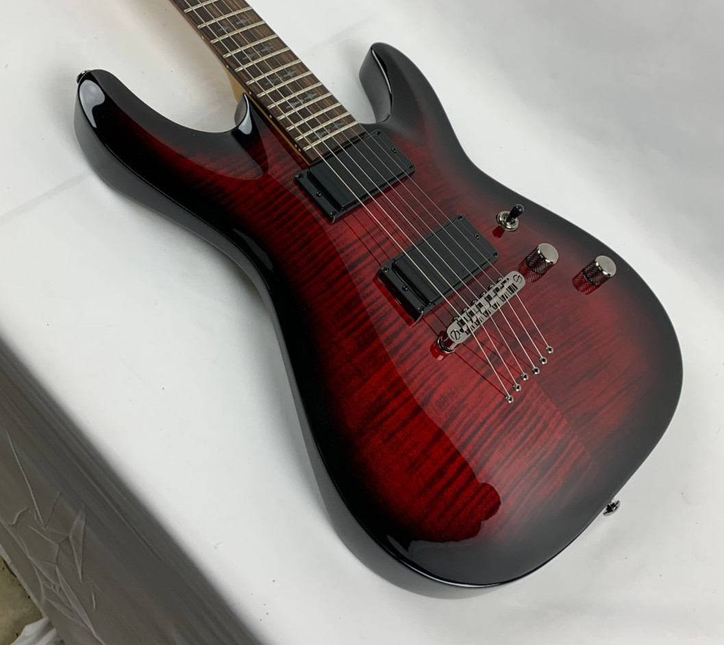Schecter Demon-6 Crimson Red Burst CRB Electric Guitar B-Stock Demon6 Demon
