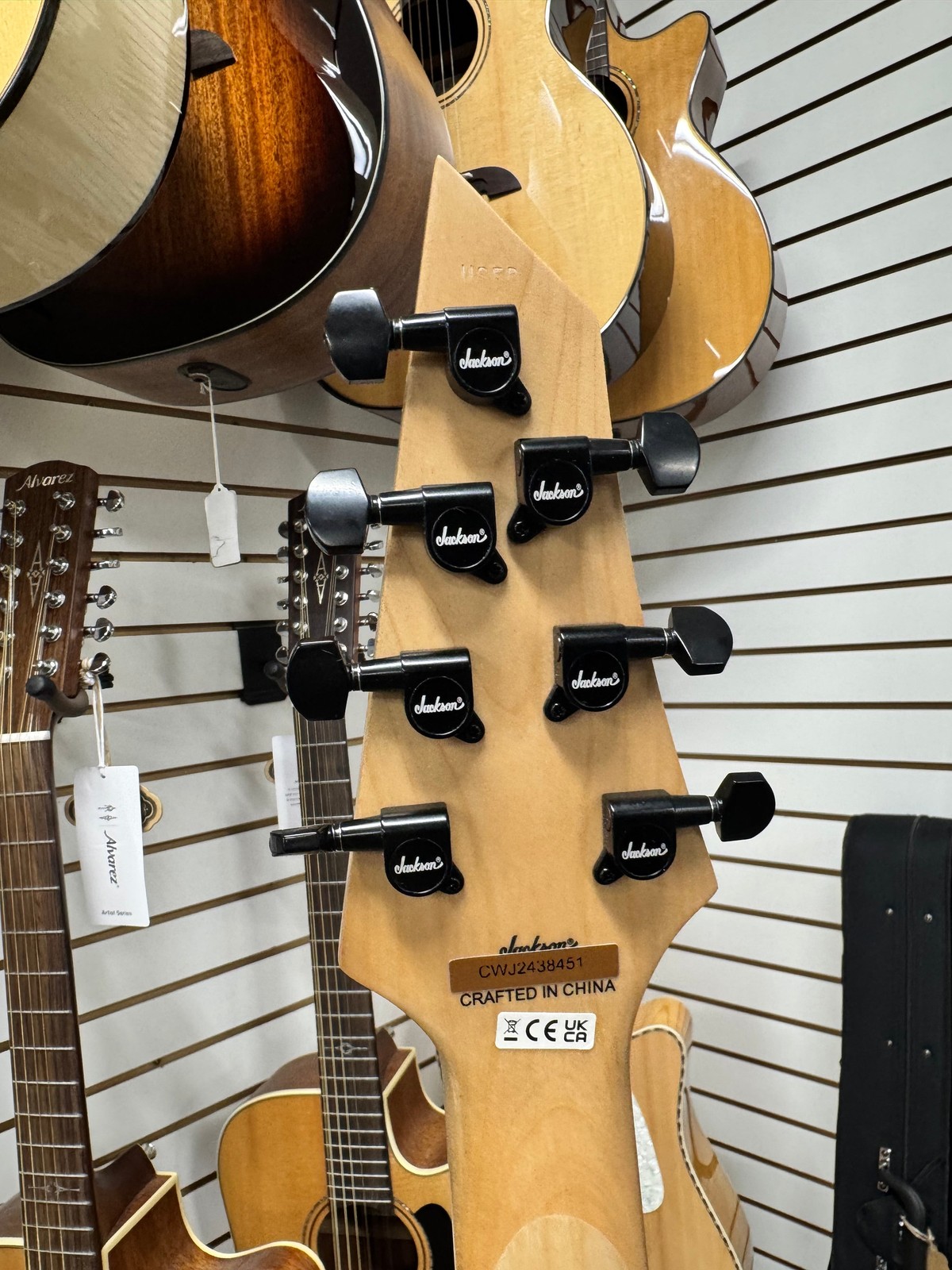 Jackson JS Series JS22-7 DKA QM – Transparent Black