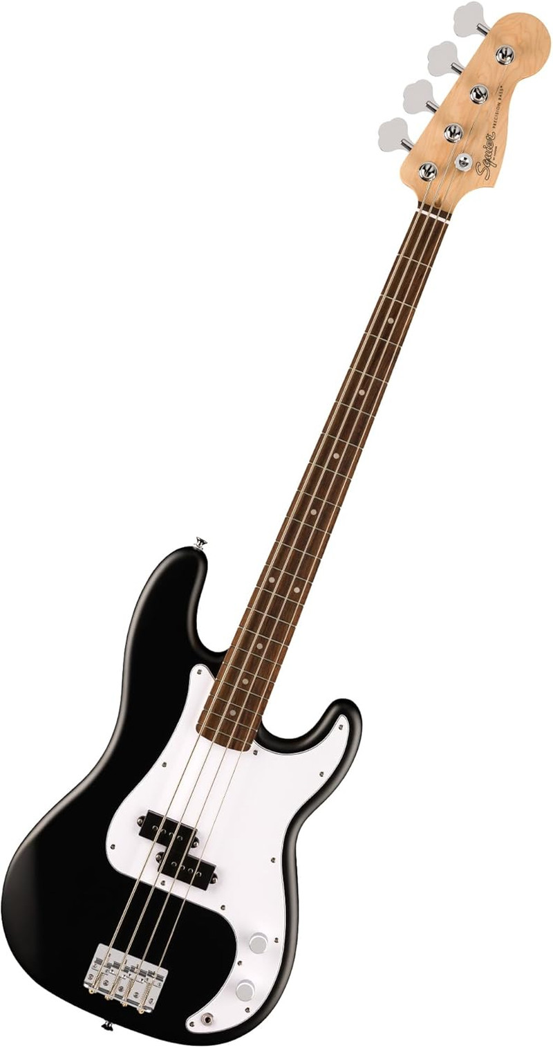 Fender Squier Debut Precision Bass Guitar Black Matte Beginner Model P-Bass