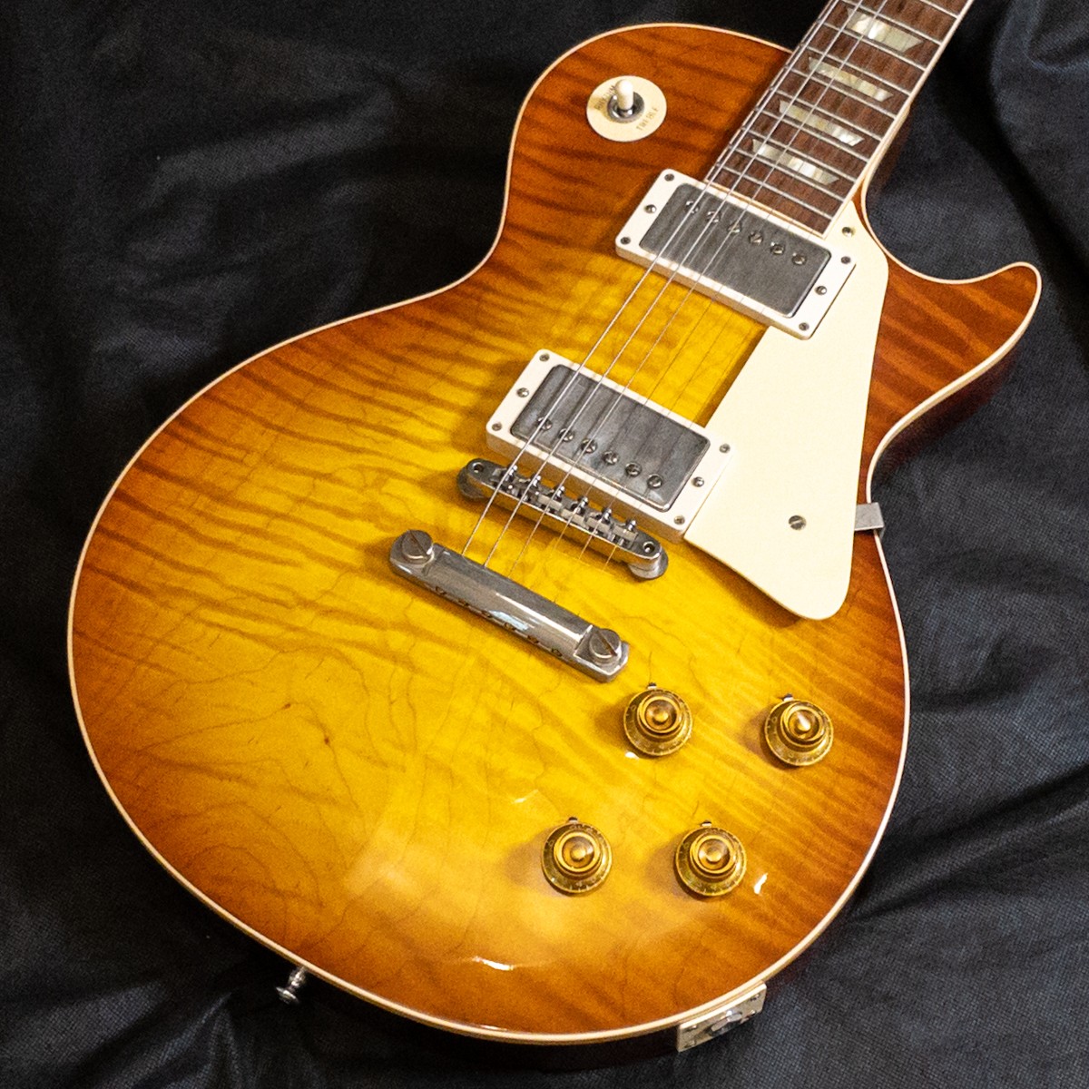 1 X Gibson Custom Shop 1959 Les Paul Standard Reissue Vos Iced Tea Burst Safe de