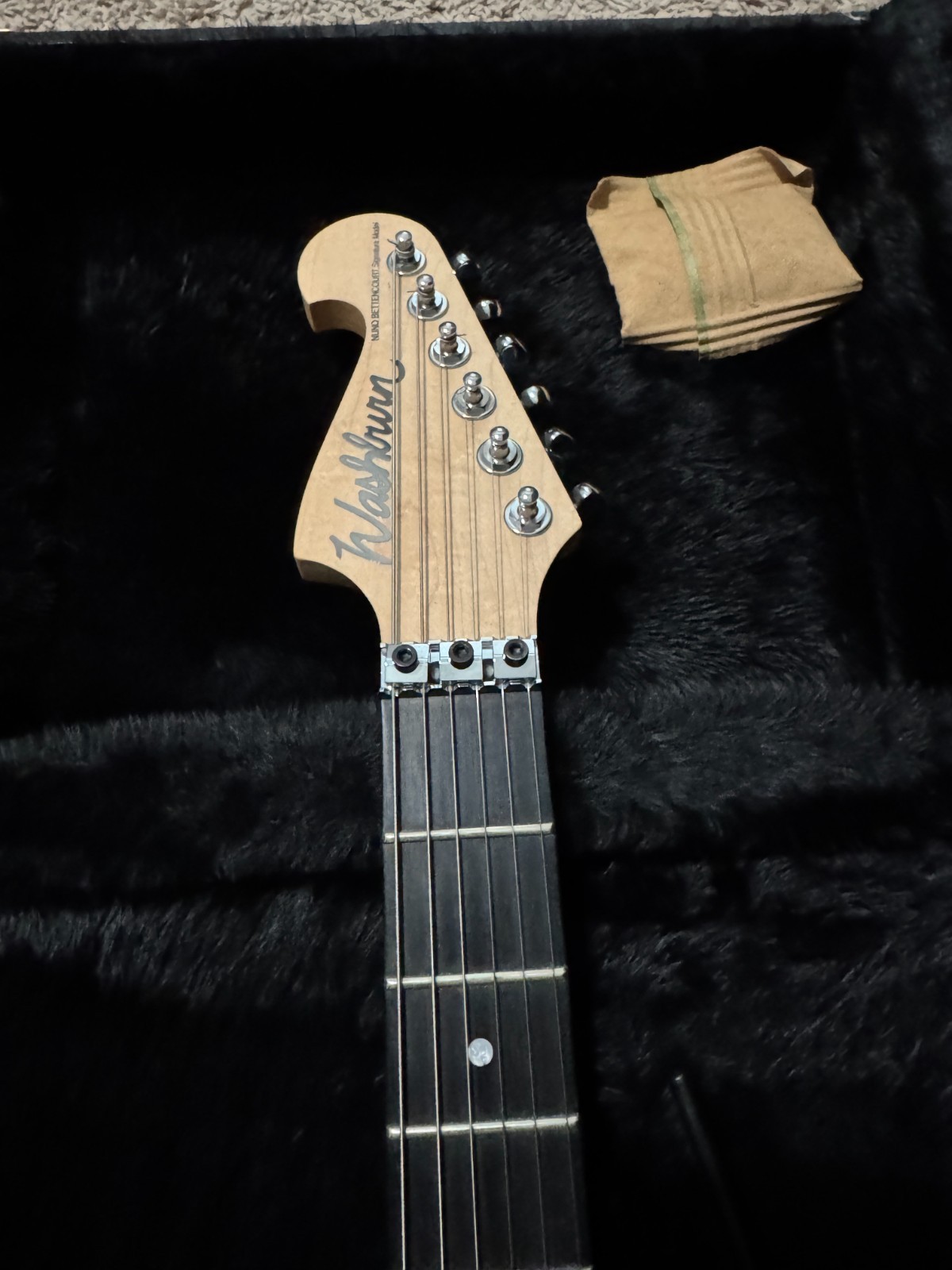 2022 Washburn N4 Swamp Ash Nuno Bettencourt Extreme SIGNED 6lbs 15oz