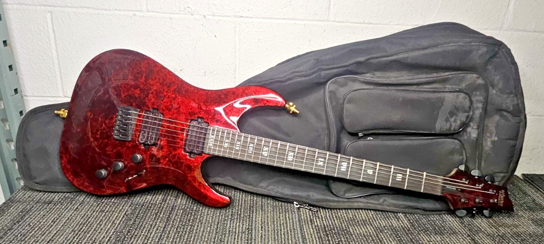 Schecter Diamond Series Apocalypse Electric Guitar – Red Reign