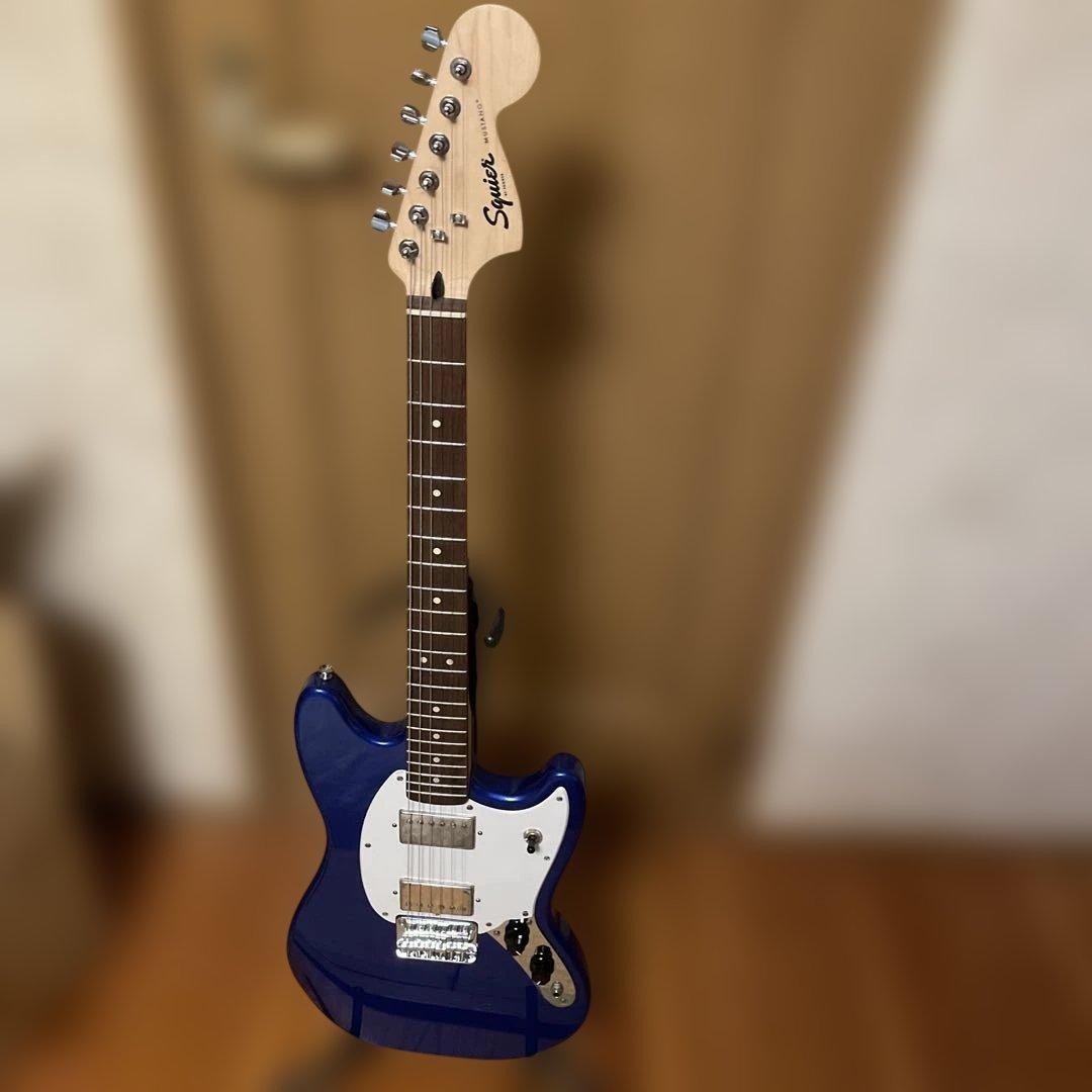 SQUIER by FENDER Mustang Electric Guitar Classic Offset Player Guitar