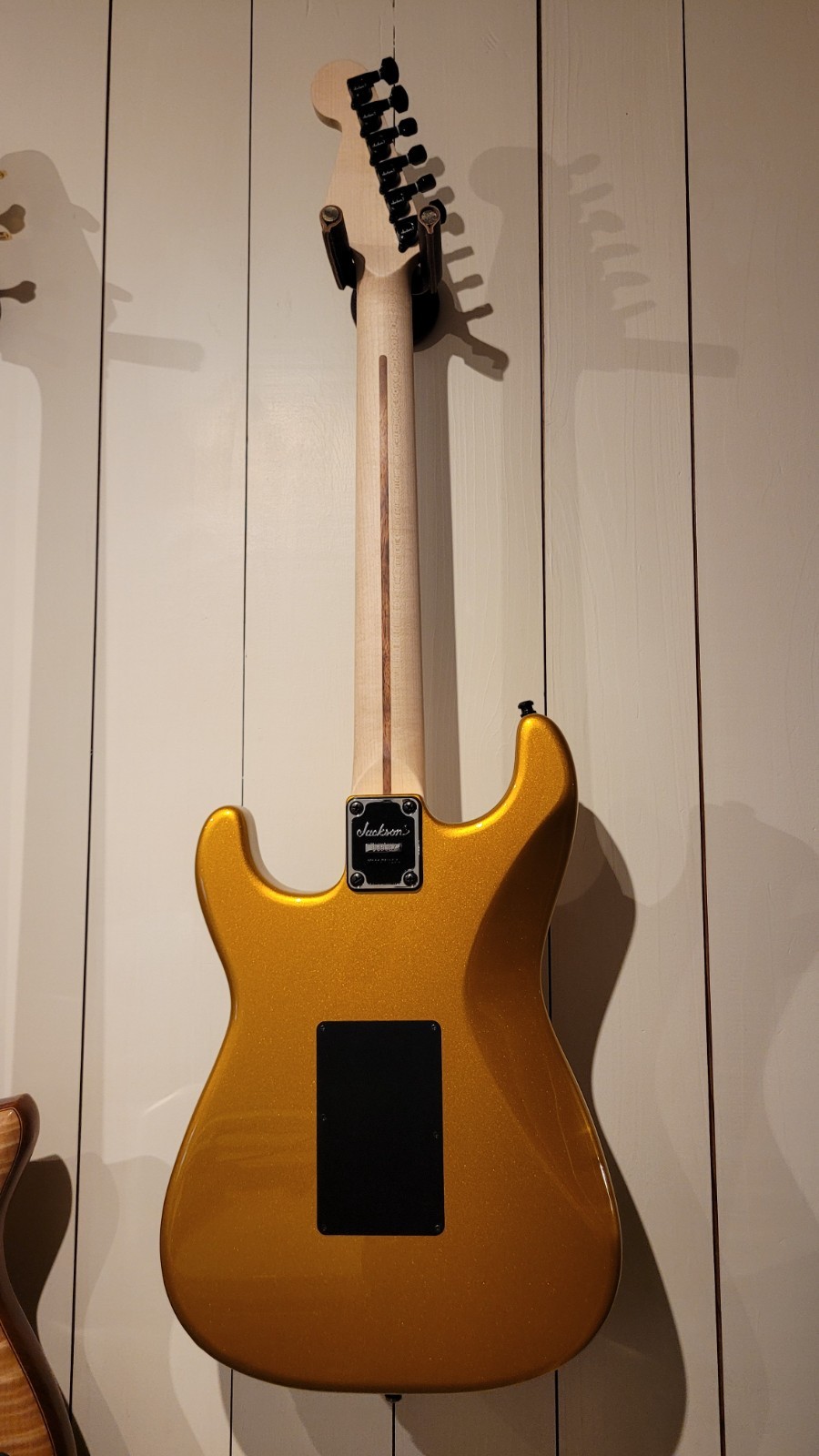 Jackson USA Select Series Adrian Smith Signature San Dimas Maple Fretboard Gold