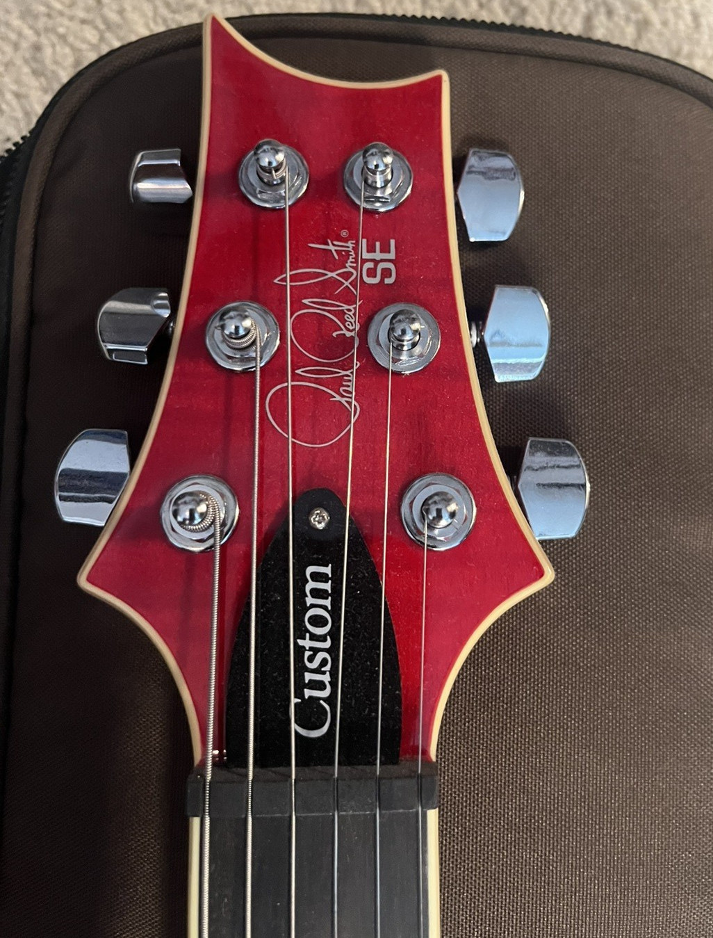 PRS Custom 24 SE Cherry Sunburst Electric Guitar w/ Gigbag and Papers