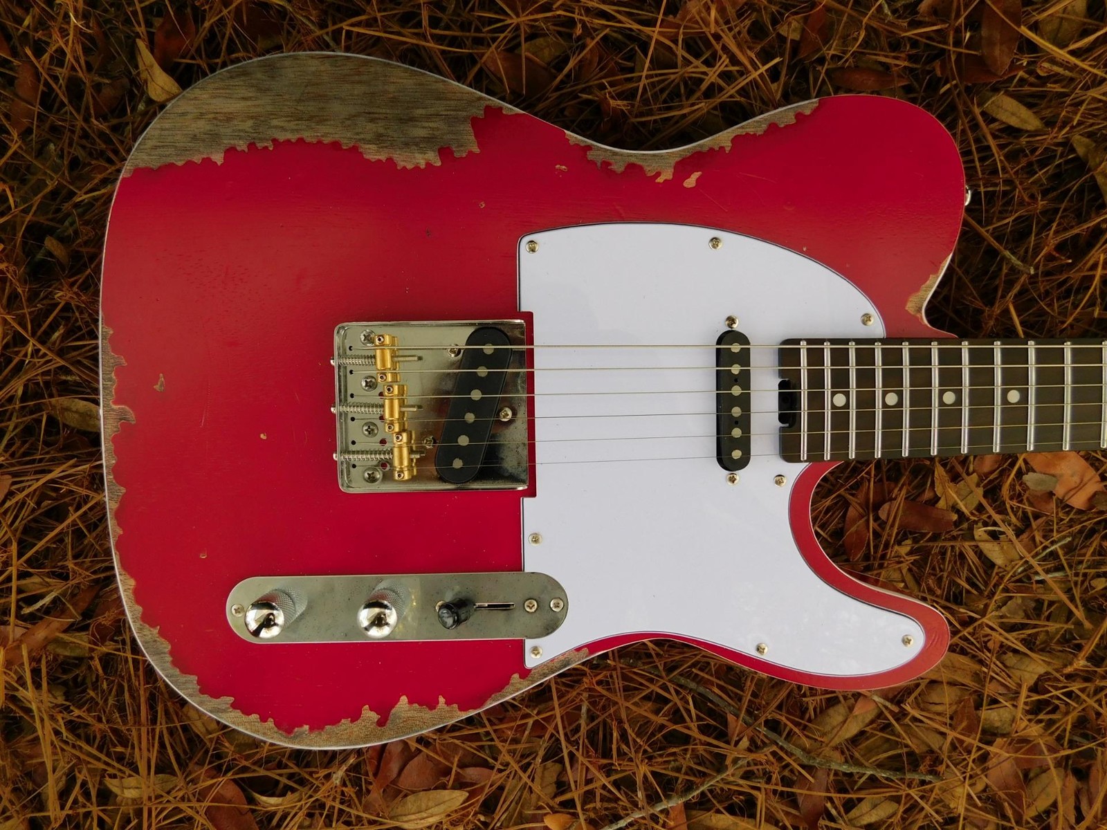 KGD Relic Tele, Roasted Neck,Alnico Pickups, Naked Neck Pickup,Capacitor Upgrade