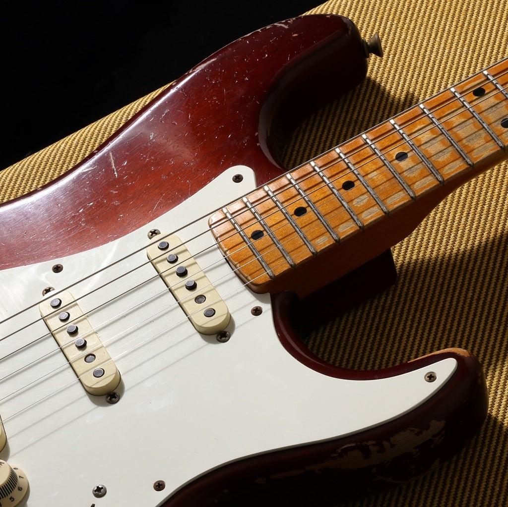 Fender CS MB 1957 Stratocaster Heavy Relic Violin Burst by Todd Krause [R111286]