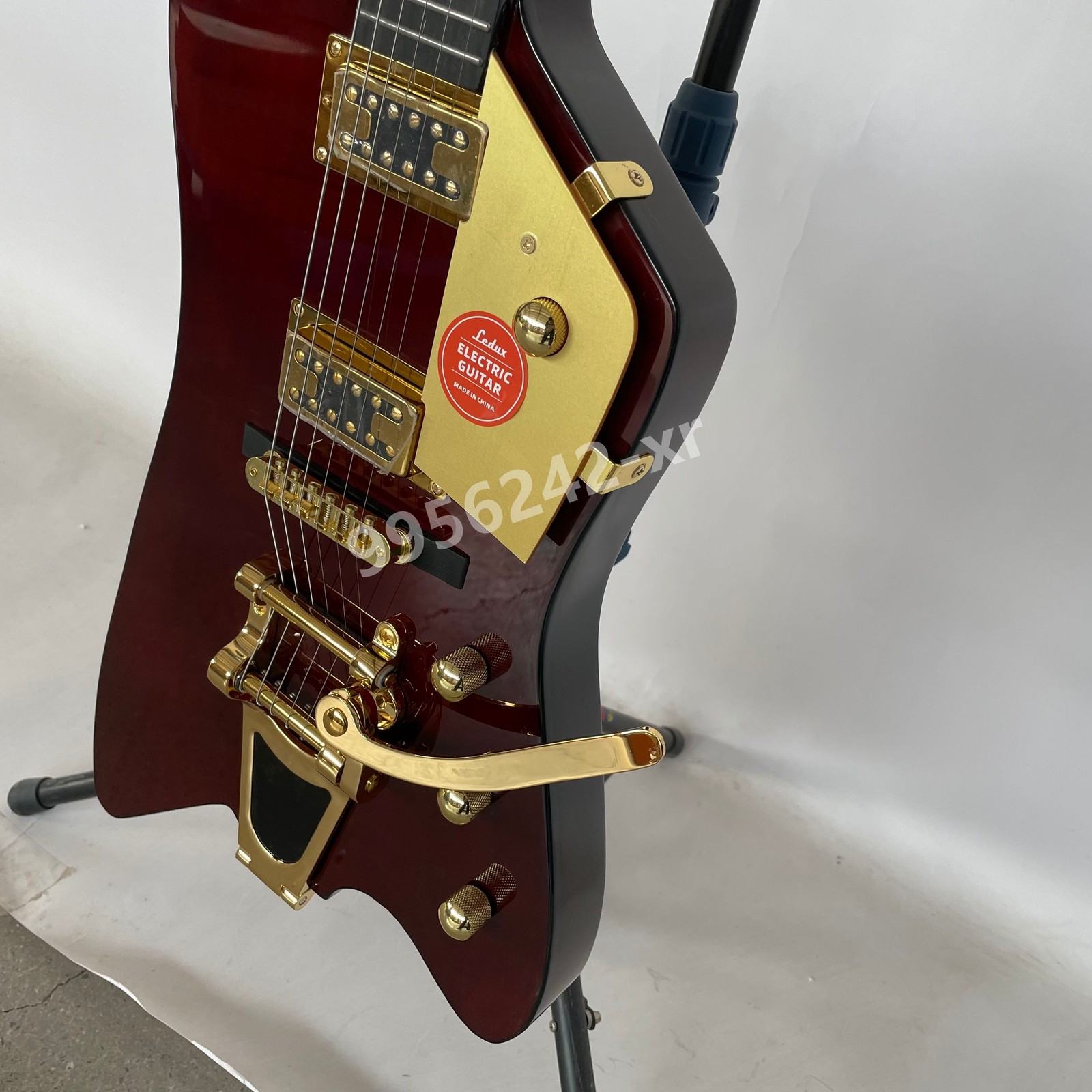 Wine Red 6 Strings BILLY BO Solid Electric Guitar Rosewood Fretboard Fast Ship