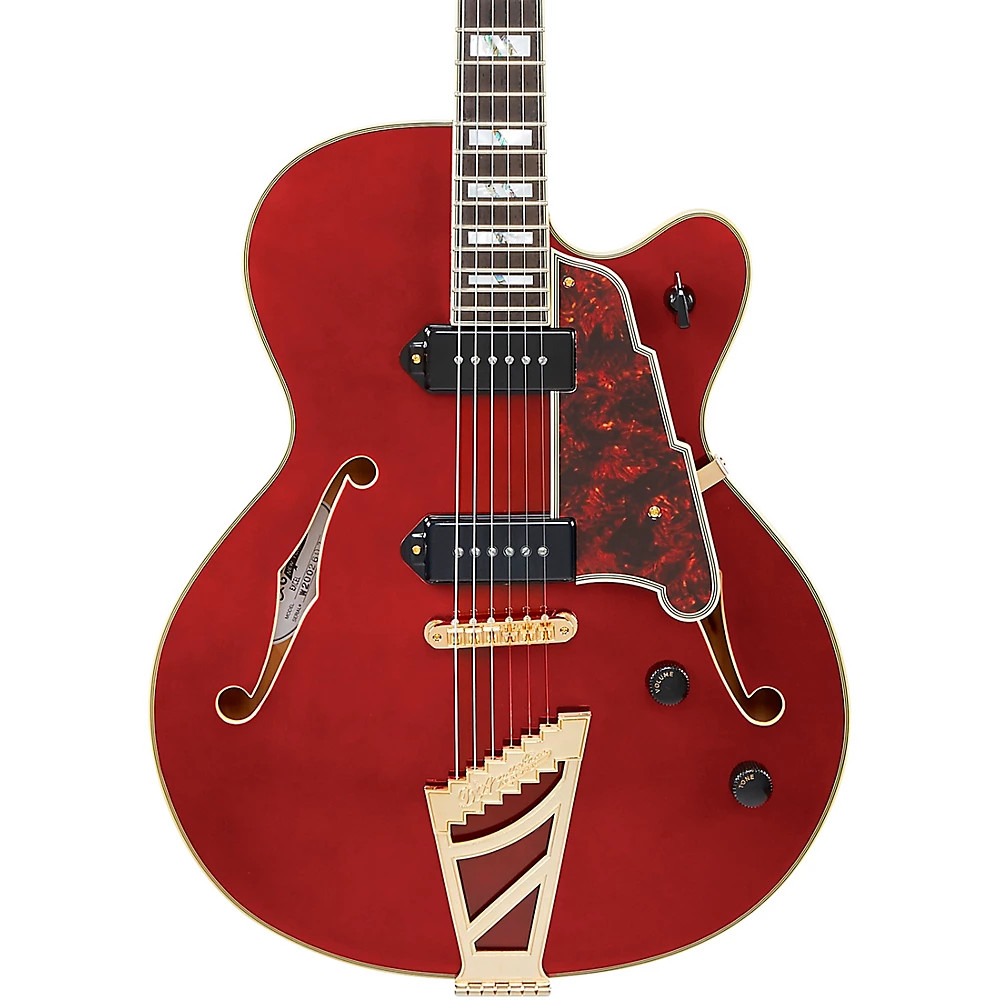 D’Angelico Excel 59 Hollow Body Guitar USA Seymour Duncan P90s Stairstep Viola