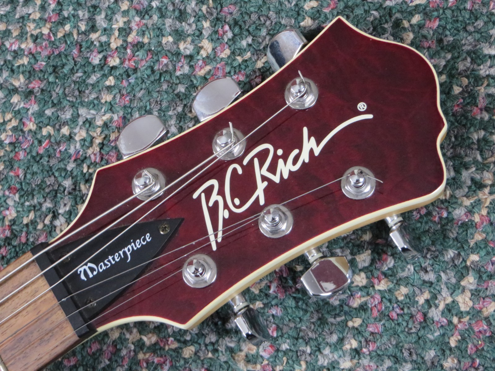 2010 B.C. Rich Masterpiece Eagle Trans Red Quilt!