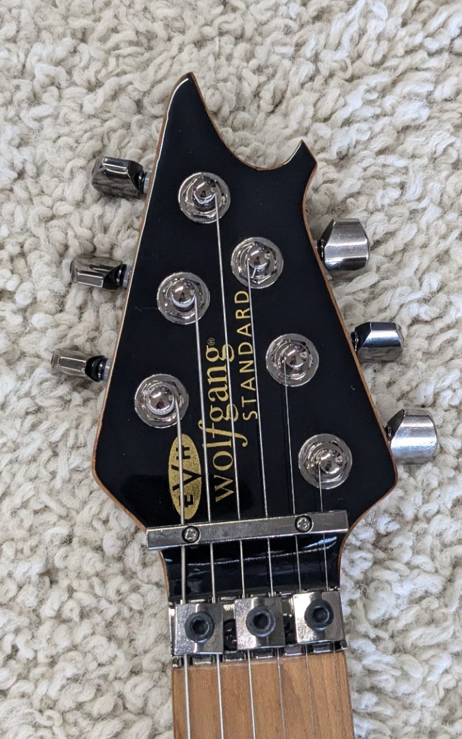 EVH Wolfgang Standard QM, Baked Maple Neck, Black Fade Electric Guitar