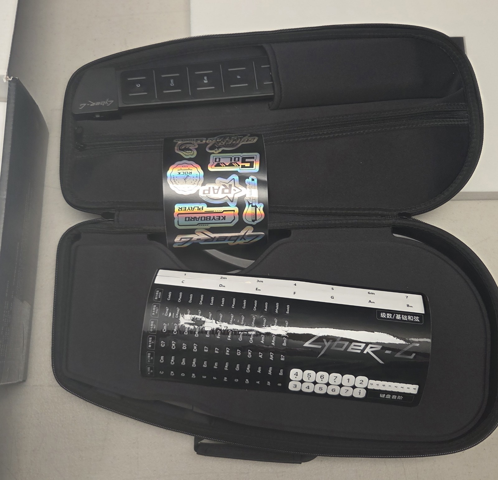 Enya CYBER-G Stringless Smart Guitar,Portable Foldable Travel Guitar #3904L Y
