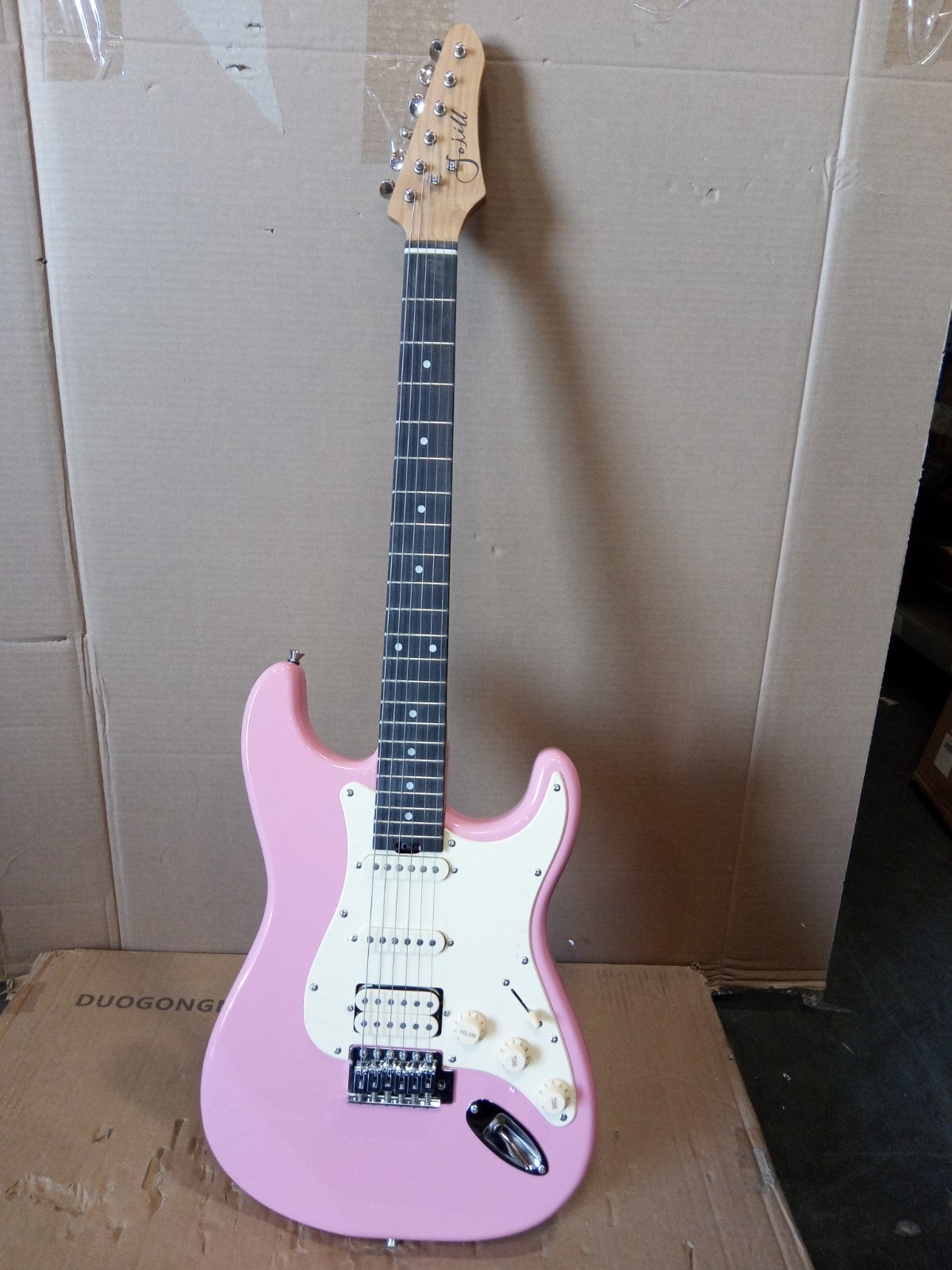 Open Box Pink Electric Guitar Rosewood Fingerboard Roasted Maple Neck