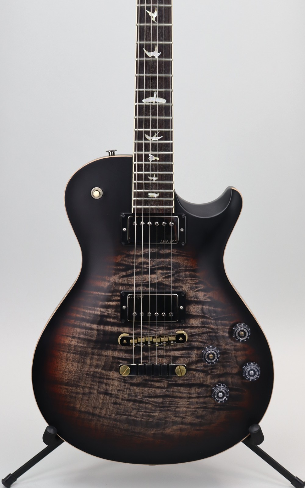 2023 Paul Reed Smith Wood Library SC 594 10 Top Satin Charcoal Tri Color Burst